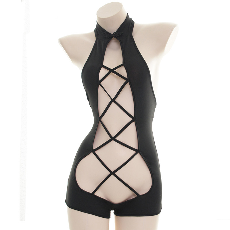 Anime Girls Cosplay Suit Chinese Open Bust Lolita Lingerie Woman Backless Intimates jumpsuits