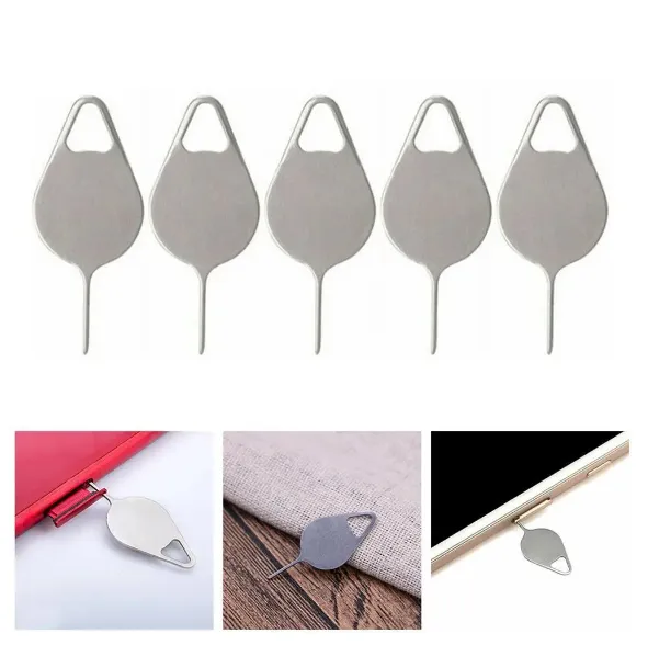 Sim-Card Tray Remover Pin Mobiles  Ejector Pin Universal Pin Card Pin Tray Removal Eject Pin Key Tool Stainless Steel SIM_Needle