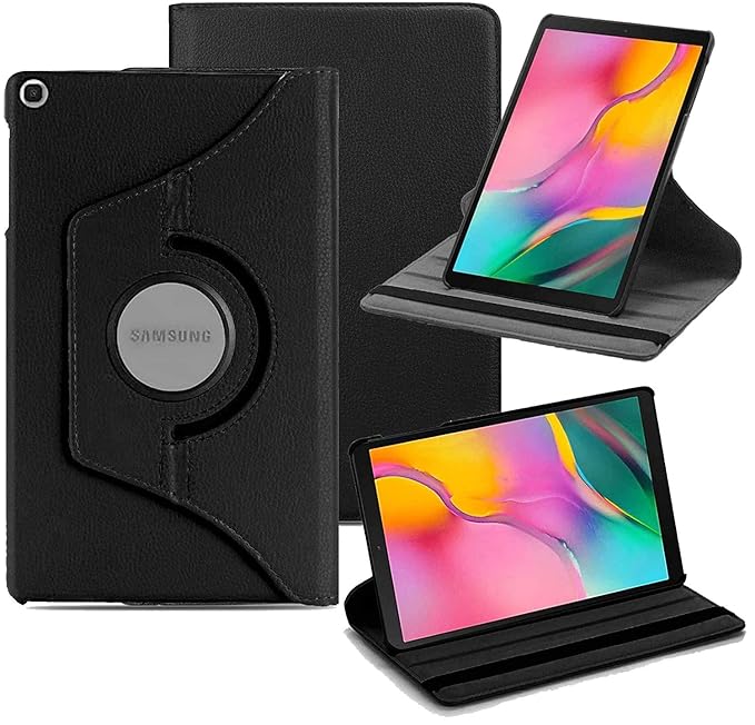Case Samsung Galaxy Tab A 10.1 inch T510/T515 Flip Case Cover, 360 Degree Rotating Stand Multi-Angle Cover for Samsung Galaxy Tab A 10.1 inch T510/T515