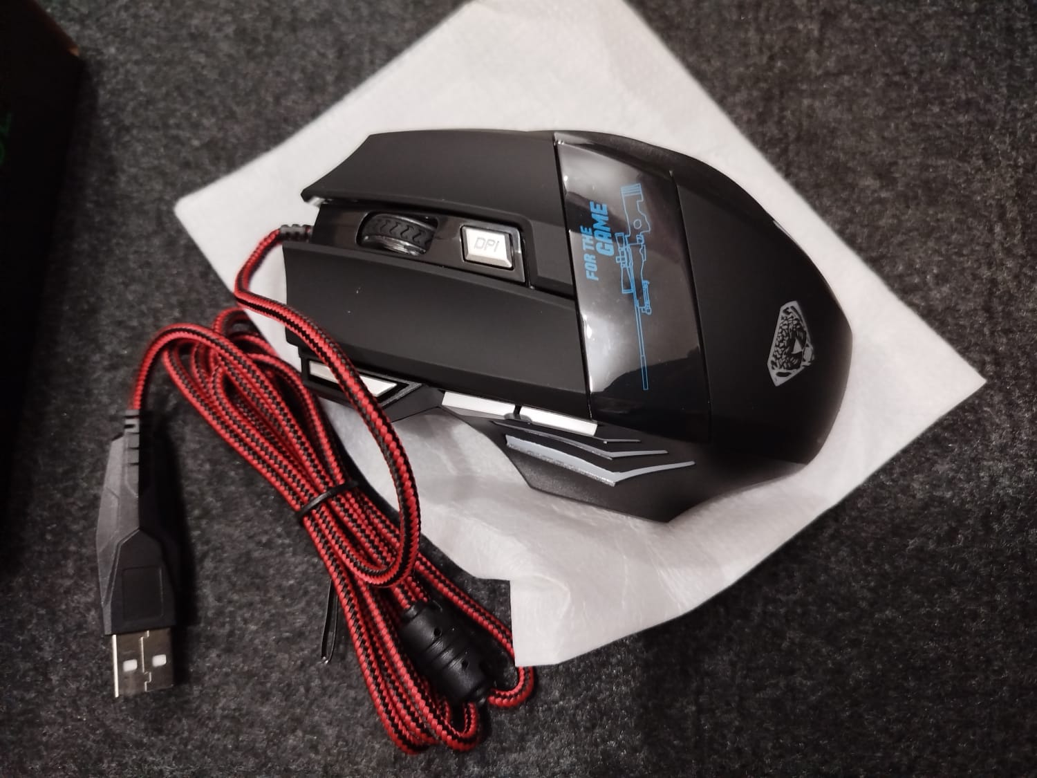 7 Button RGB Gaming Mouse Wired - Programmable Pro Gaming Mouse with Side Buttons, 3200 DPI Optical Ergonomic Design