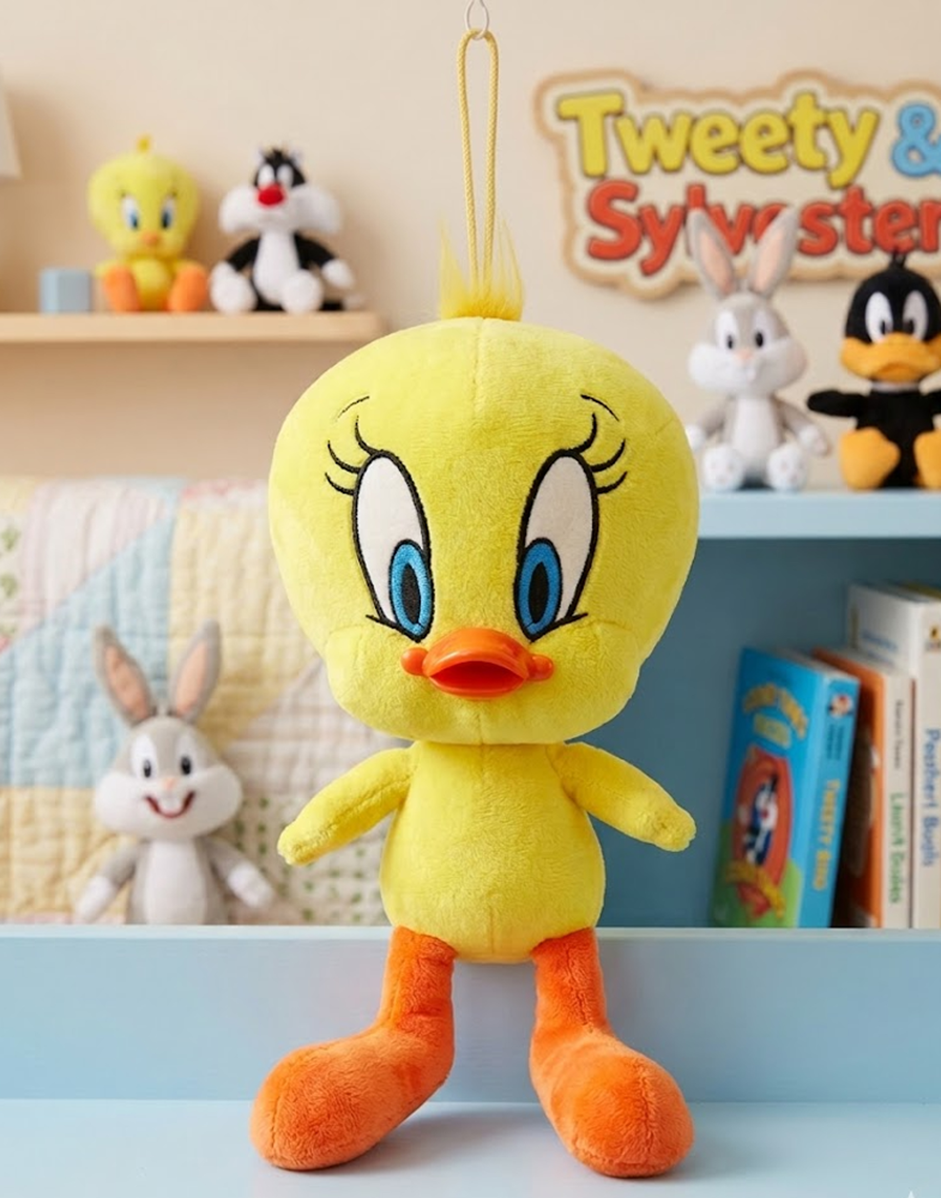 New Plush Stuffed Animal Toys - Cute Tweety Bird & Lucky Elephant Soft Dolls for Kids 0-7 Years Unisex Birthday Gifts