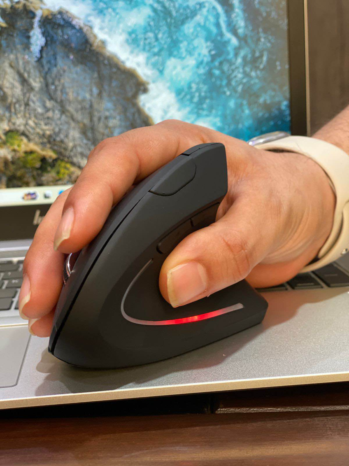 Wireless Ergonomic Vertical Mouse USB  Silent Computer Mouse for Laptop & PC