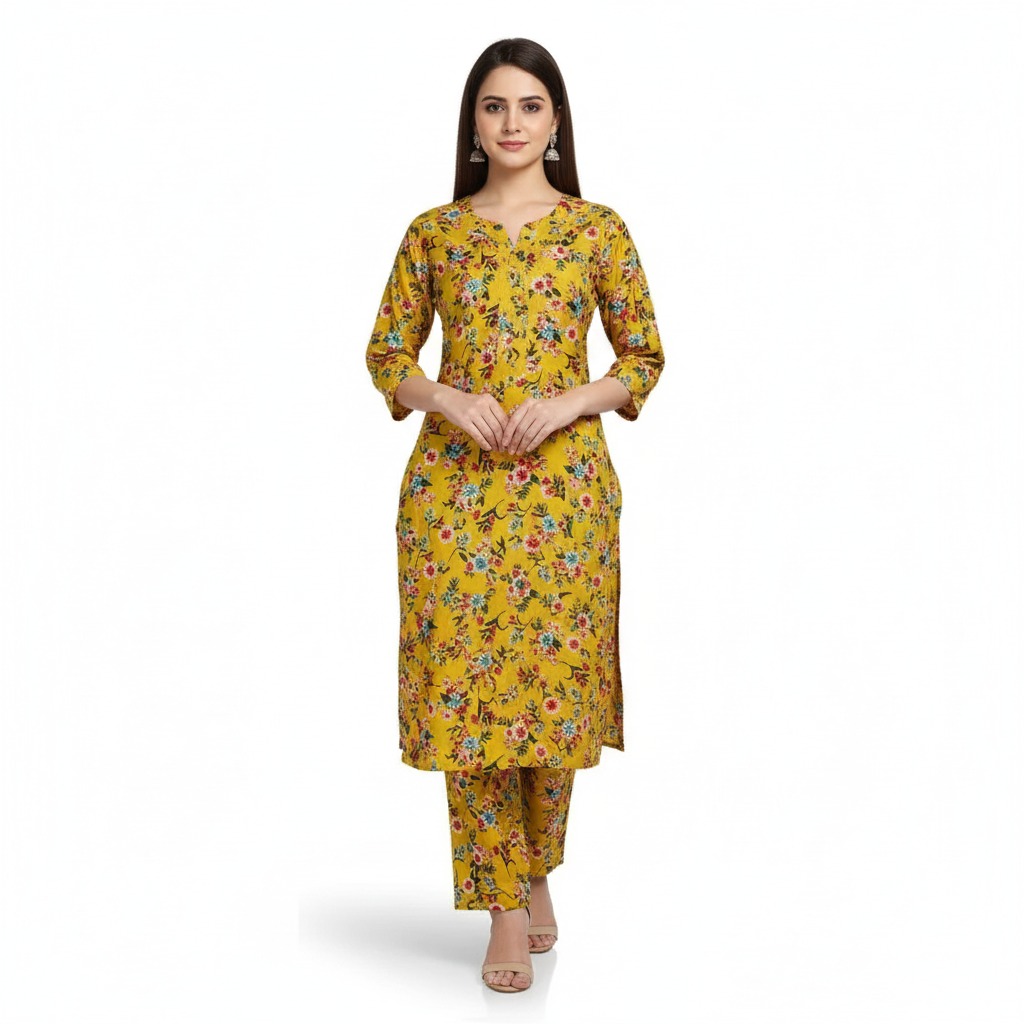 2PCS Stitched Suit for Women & Girls  Polo Cotton Fabric Printed Dress | Ready-to-Wear Casual, Party & Semi-Formal Outfit, Comfortable & Stylish Women Clothes