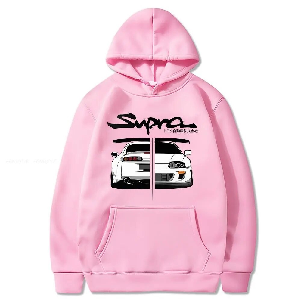 SUPRA Printed Fleece Hoodie – Stylish Winter Pullover for Men  Premium Streetwear Comfort