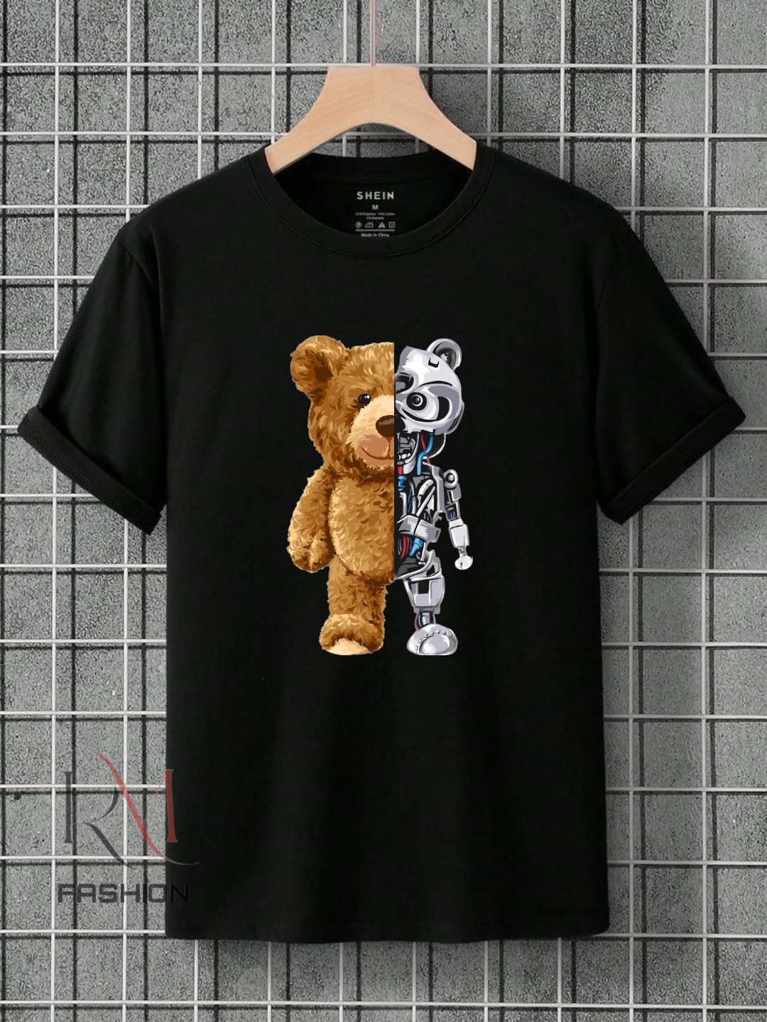 Robot Printed T.shirt Summer Collection For Women&mens