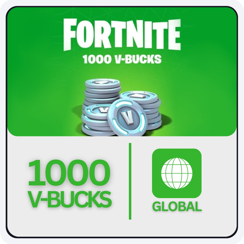 Fortnite 1000 VBucks Gift Card Key GLOBAL Instant Delivery Daraz.pk