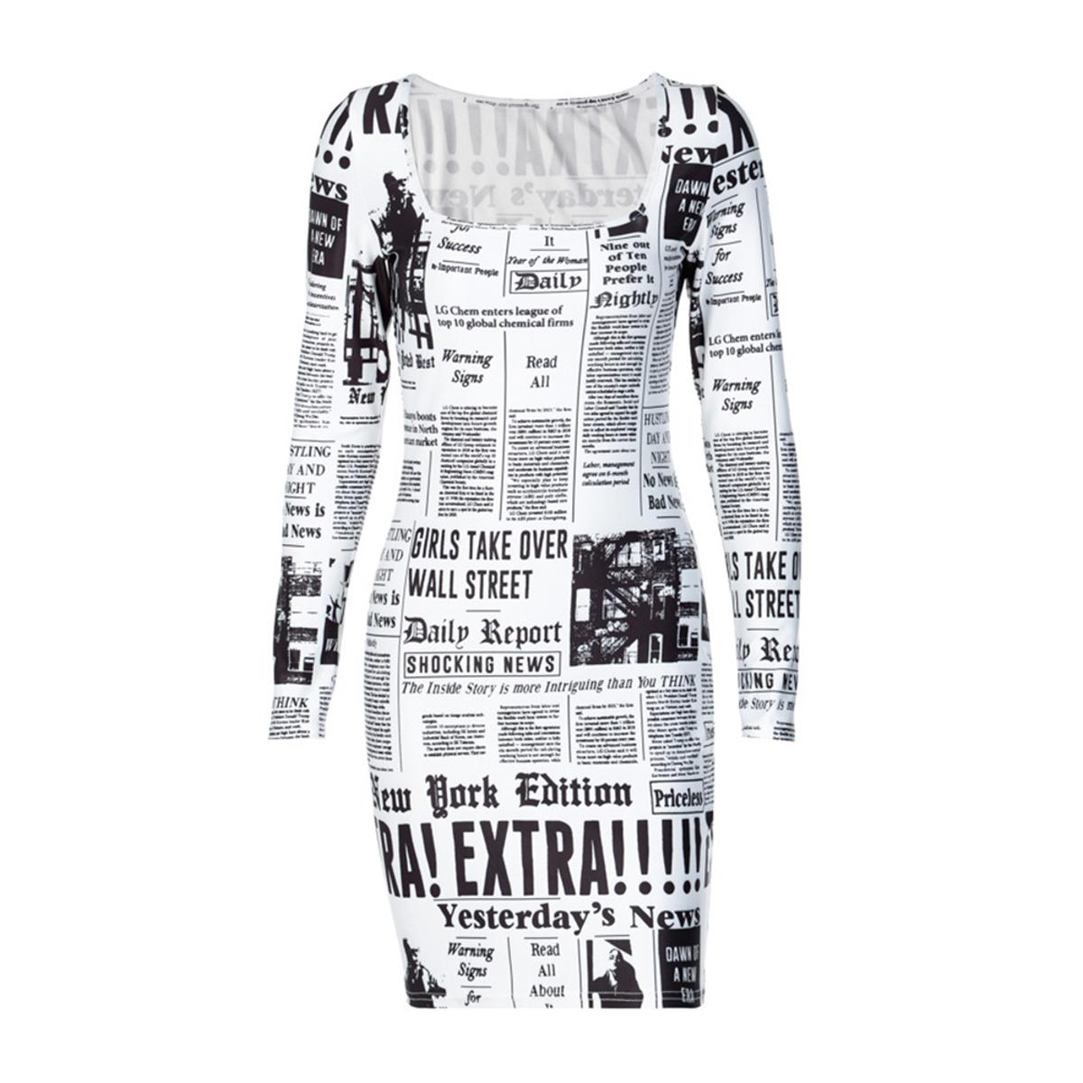 An Ultra-Rare Version Of Carrie Bradshaw's Newspaper-Print Dress Will Go On  Sale For The First Time In 23 Years | British Vogue