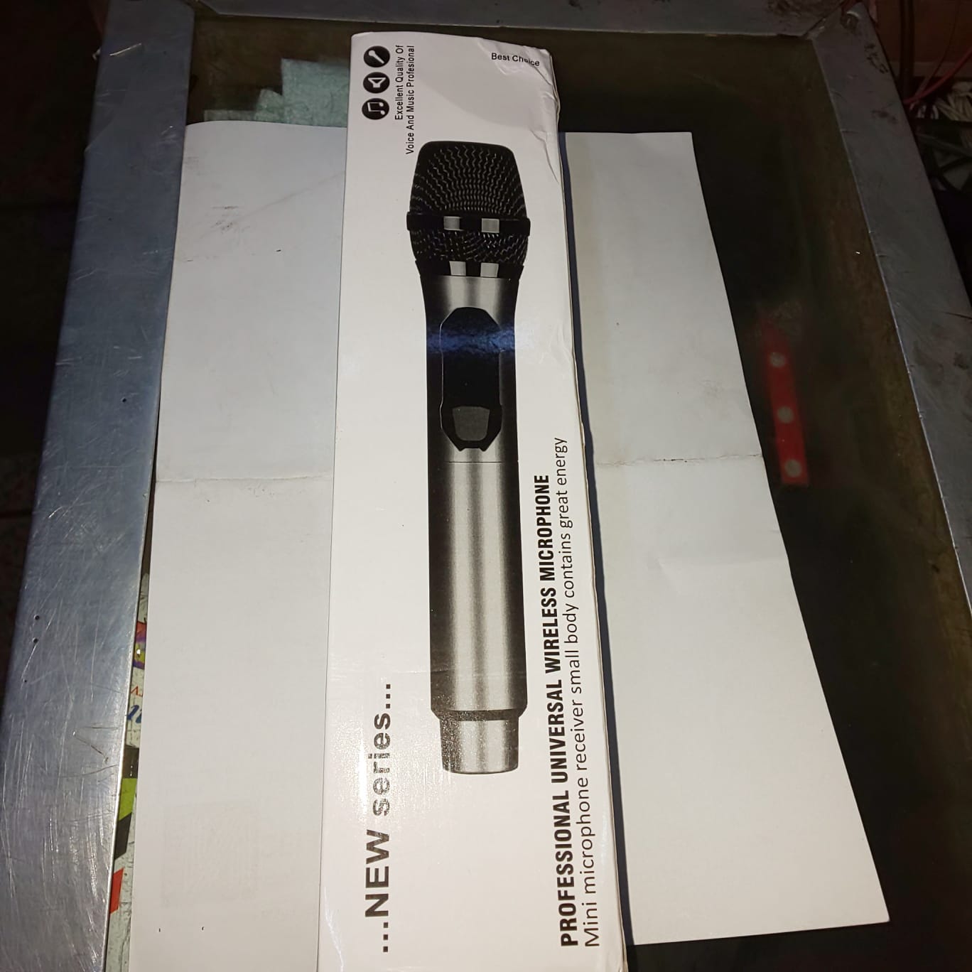 WIRELESS CHARGEABLE MICROPHONE FOR MOBILE