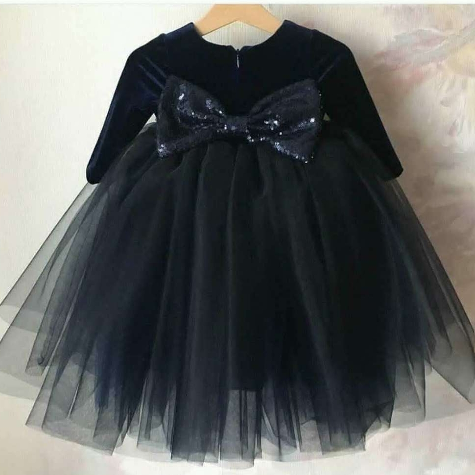 black net frock for baby girl