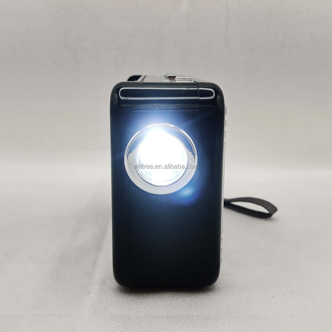 Portable 3 Bands (FM/AM/SW) Rechargeable Radio with USB/TF Music player
