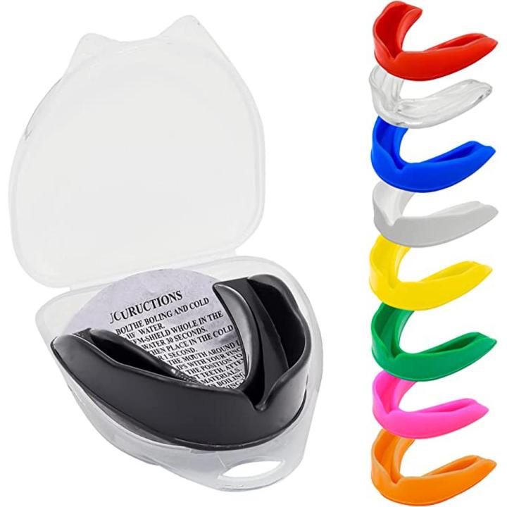 Top-quality MMA gum shield for ultimate teeth protection in boxing, rugby, and basketball. Designed for adults, this durable mouth guard offers superior comfort and safety. Available in a variety of vibrant colors to match your style