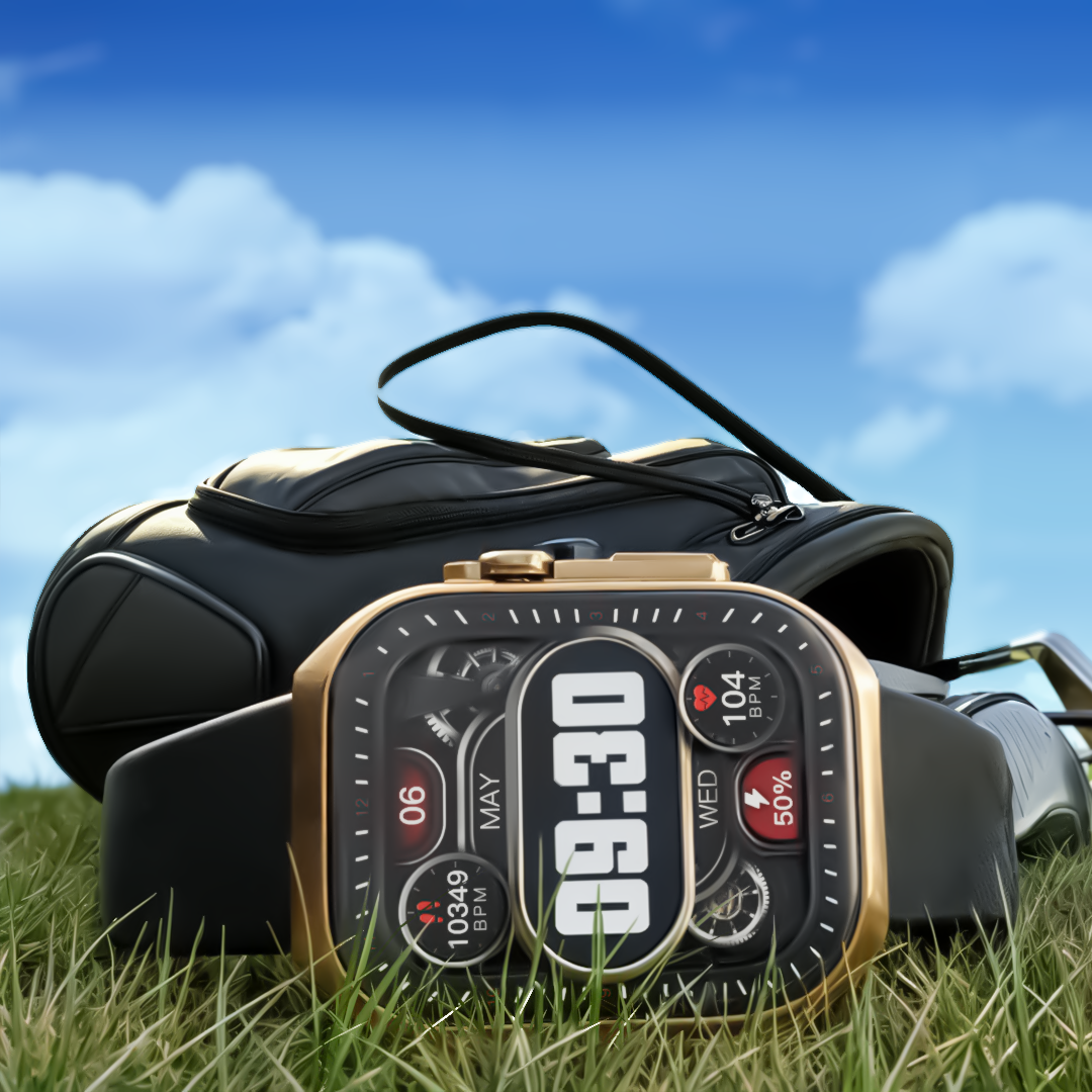 Zero® Delta Smartwatch | Ultra 2.04” AMOLED Display, Bluetooth Calling, IP67 Waterproof | Best Price Smart Watch for Men, Women, iOS & Android Users