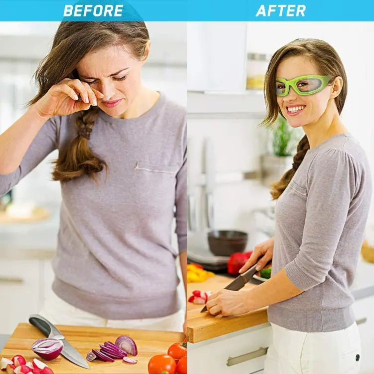  Onion Goggles Tear Free Purple Chopping Kitchen BBQ