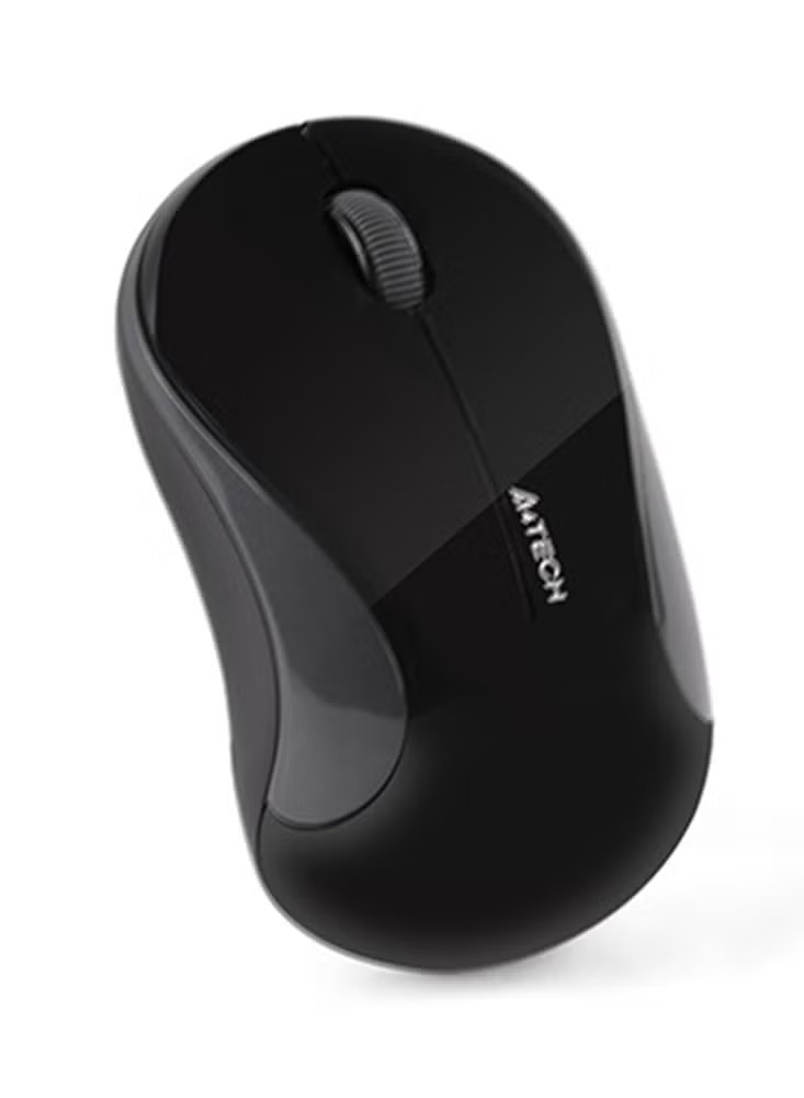 A4 Tech Mini Wireless Mouse for laptops G3-270 , 2.4GHz V-Track Mouse 1200 DPI , distance up to 10-15m , battery changes with energy-efficient engineering , optical