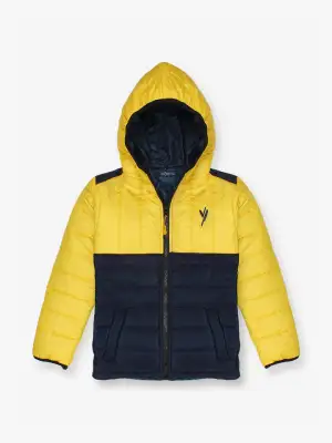 Yellow puffer store jacket boys