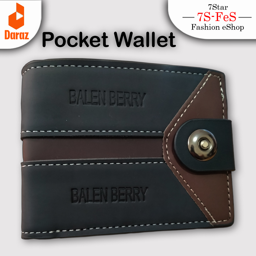 Genuine Leather Men's Purse Wallet For Men Bi-Fold [ Compact Size ] Wallet Clasp