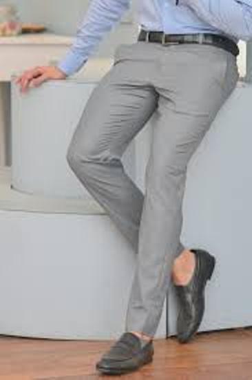 SLIM FIT DRESS PANT - PACK OF 1 - RANDOM COLOR - IMPORTED FABRIC