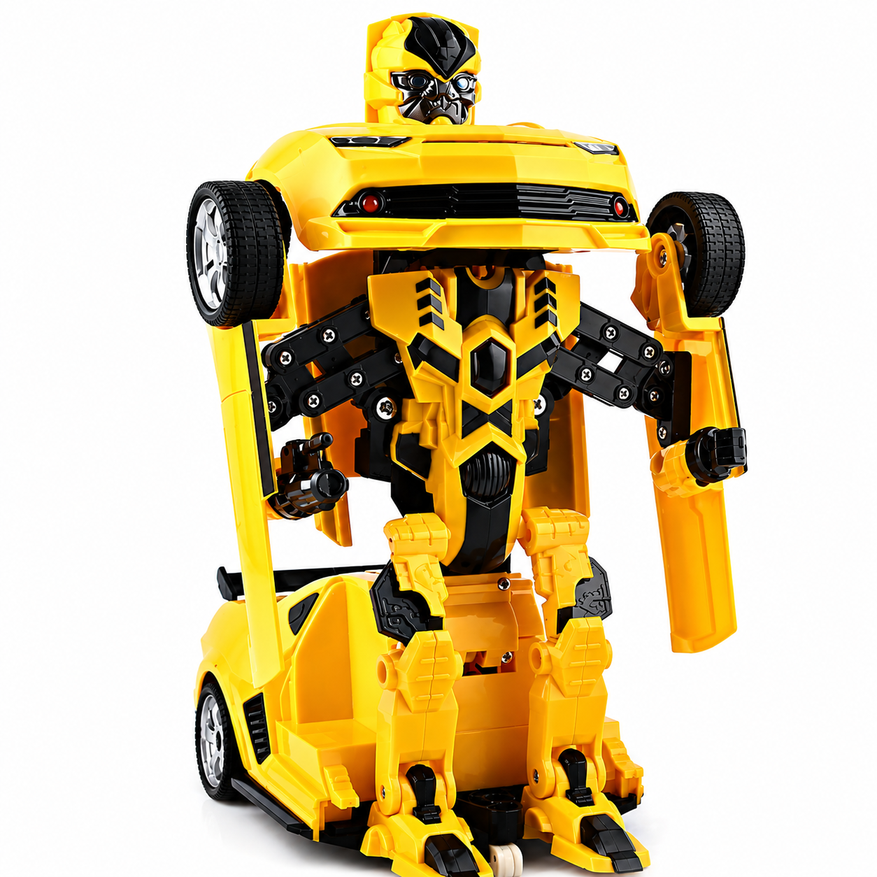 Transformers Robot Dancing Car with LED Lights & Music for Kids