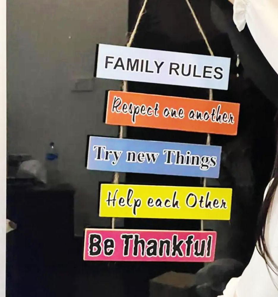 5 Pieces Rustic Wall Hanging Plaque Sign Inspirational Wall Art