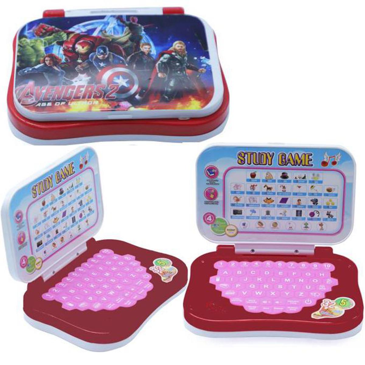Marvel Avengers Mini Educational Laptop for Kids Learning Computer Portable with Games