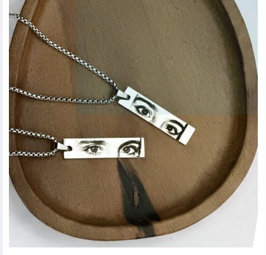 Customize Stainless Steel Eyes Necklace