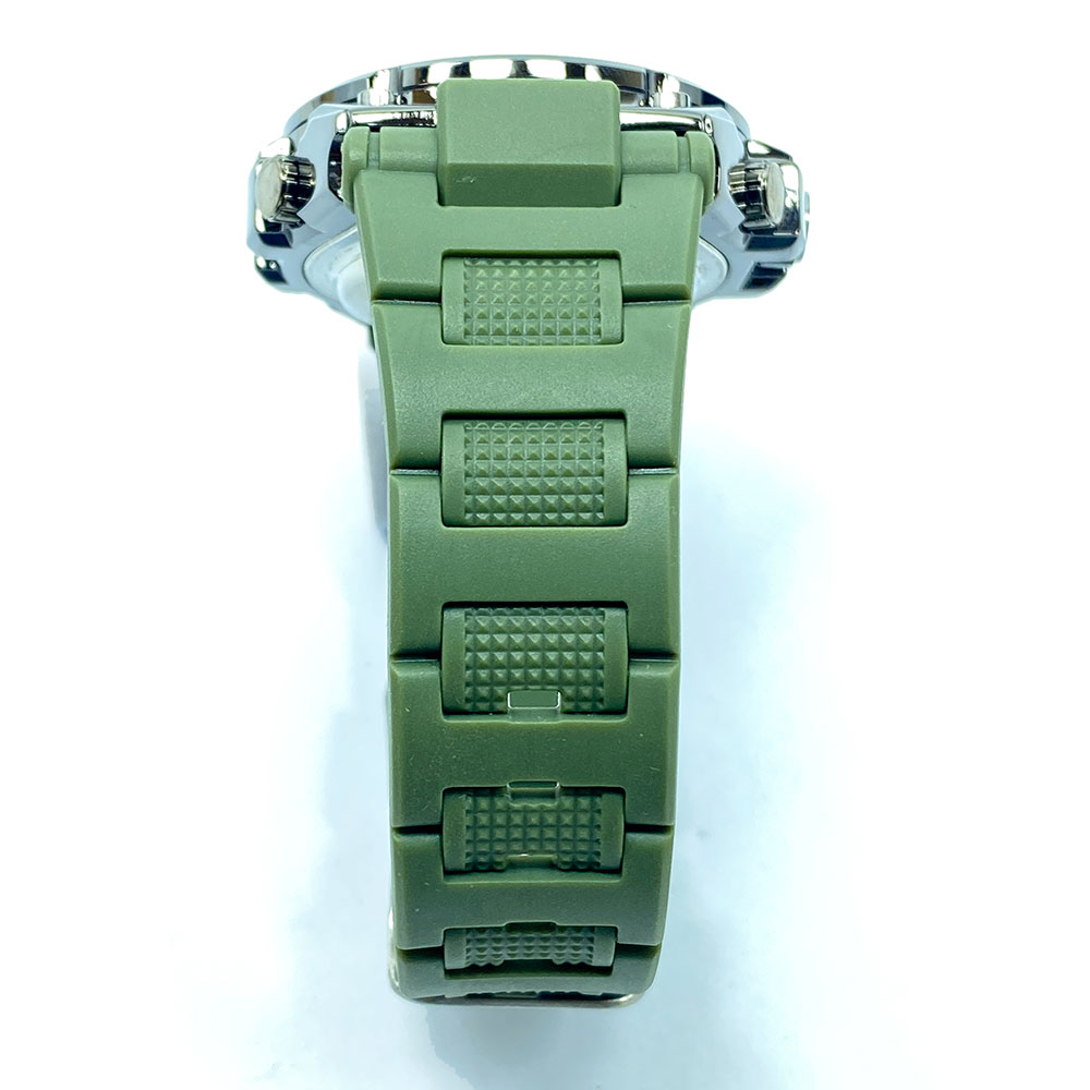 GSTW-300 Metallic Dial Dual Display Multifunctional 20BAR Water Resistant Sports Watch for Men