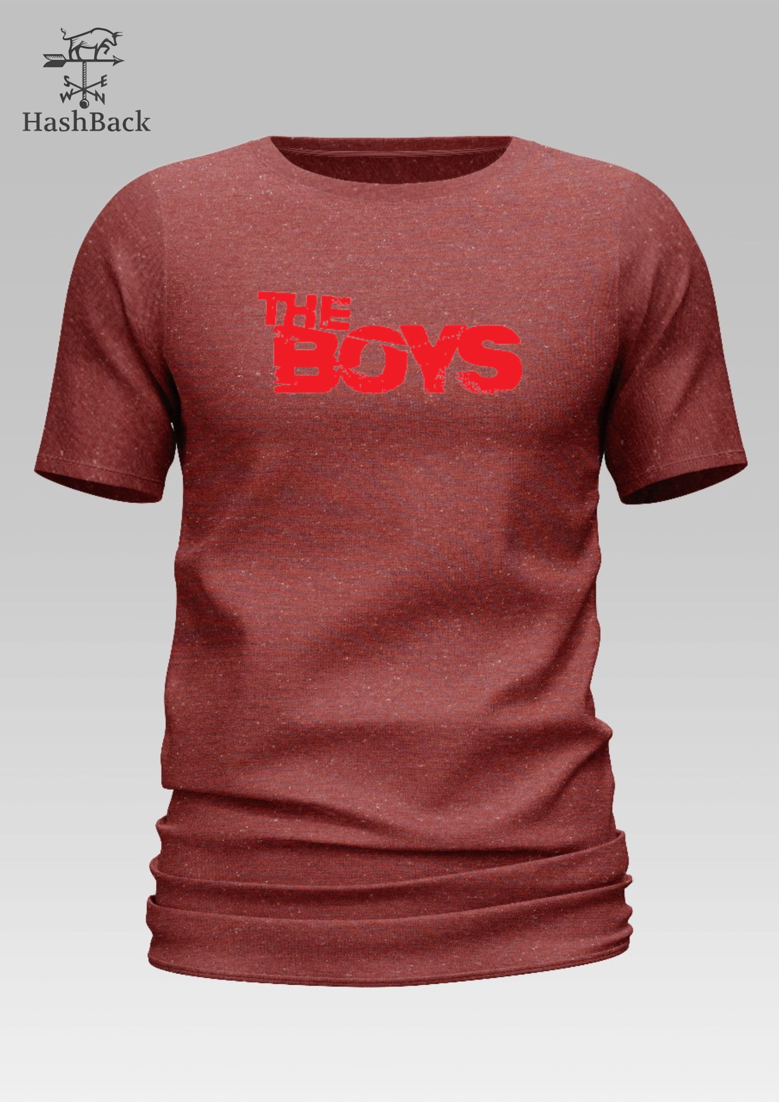 HashBack basic Oversized premium Tshirt For Men The Boys Printed