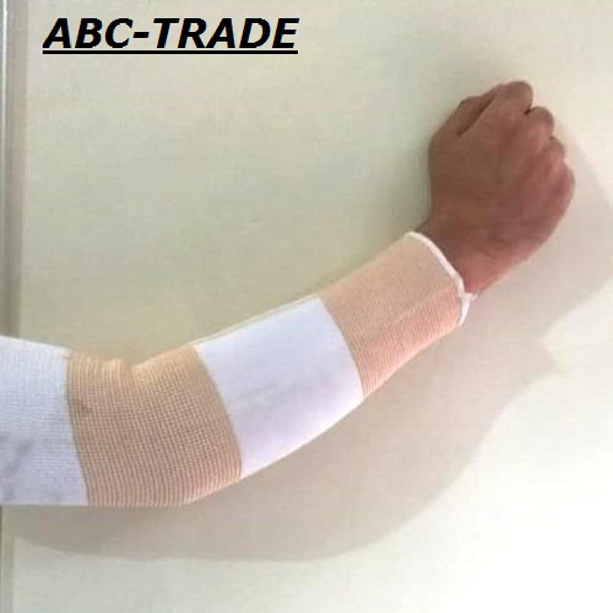 Pair Of Let and Right Tubular Elbow 12 Inches Support Sleeve Brace Arm Pain Injury Work Gym Sport Tennis Golfers