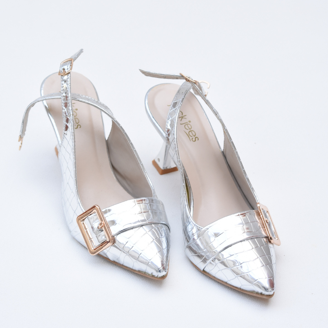 Jackjees Heels for Girls & Womens | Premium Fancy High Heels Sandals | Soft Cushioned Lightweight Heeled Footwear for Girls & Women | Perfect for Party, Wedding, Summer & Casual Wear