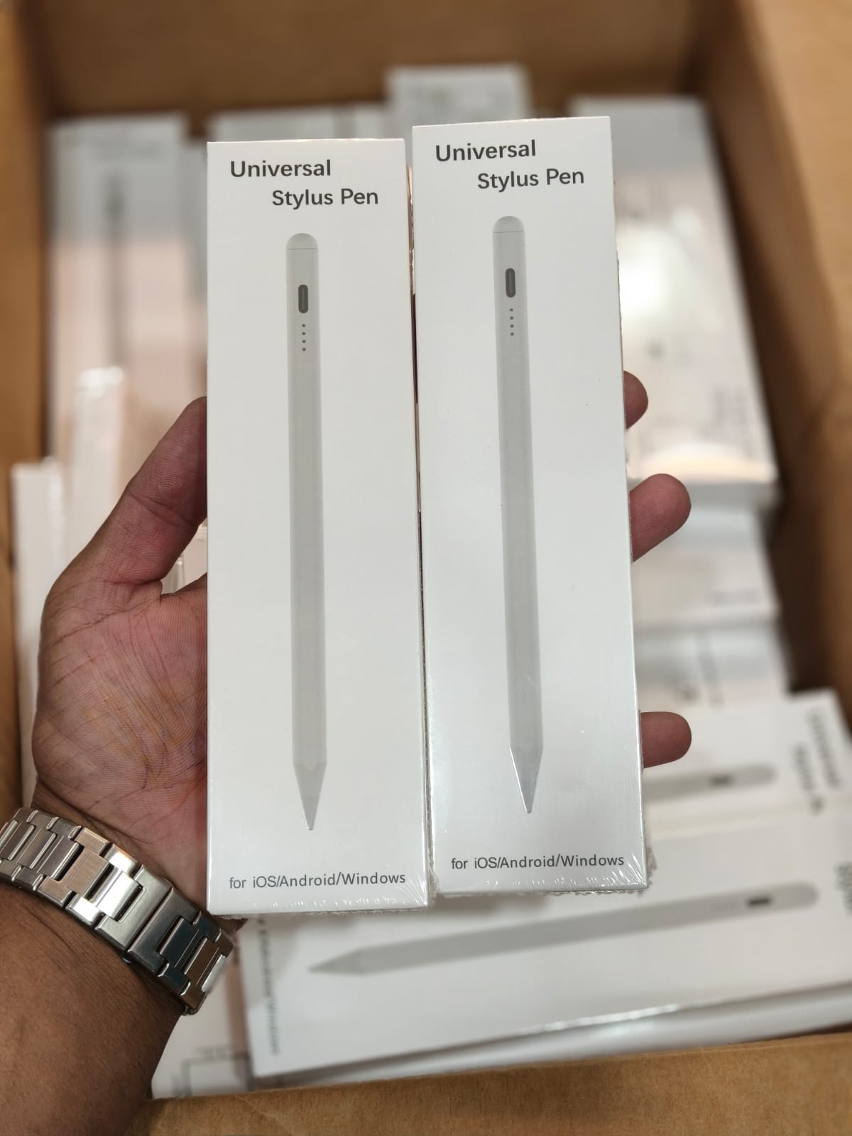 Smart Stylus Pen for Tablet, Universal Digital Pencil for iOS, Android & Windows Devices, Palm Rejection & Tilt Support, Touchscreen Writing & Drawing Pen