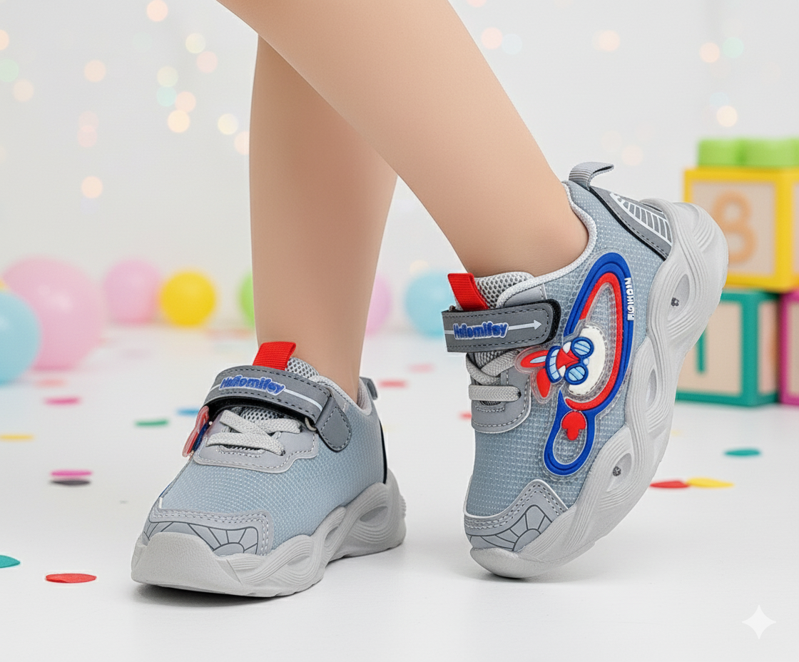 Kids Shoes Lights in Sole Sneakers Trendy Look Shoes for Kids Boys and Girls Shoes - MT1