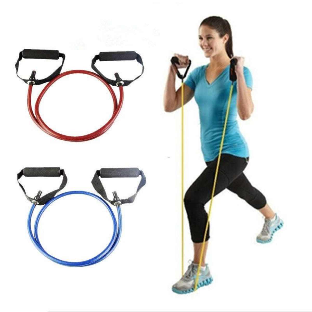 Portable Resistance Bands With Handles