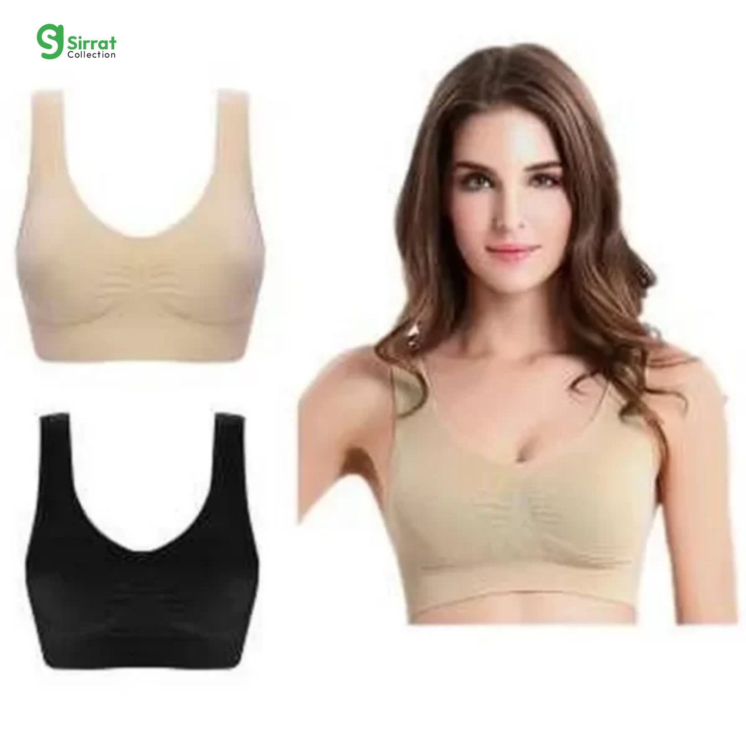 Pack of 3 Air Bras – Color Varies by Stock