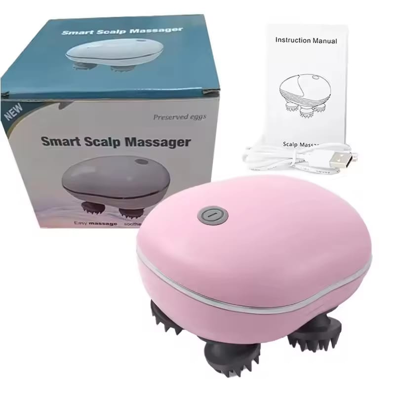 Electric Scalp Massager for Hair Growth | Wireless  Rechargeable Multi-Speed Head Massager | Smart Scalp  Massage Device for Men & Women Pakistan
