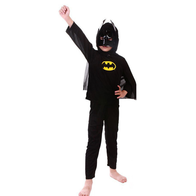 Batman Character Costume for Kids Boys Girls Superhero Outfit Toddler Party Dress-Up Clothes