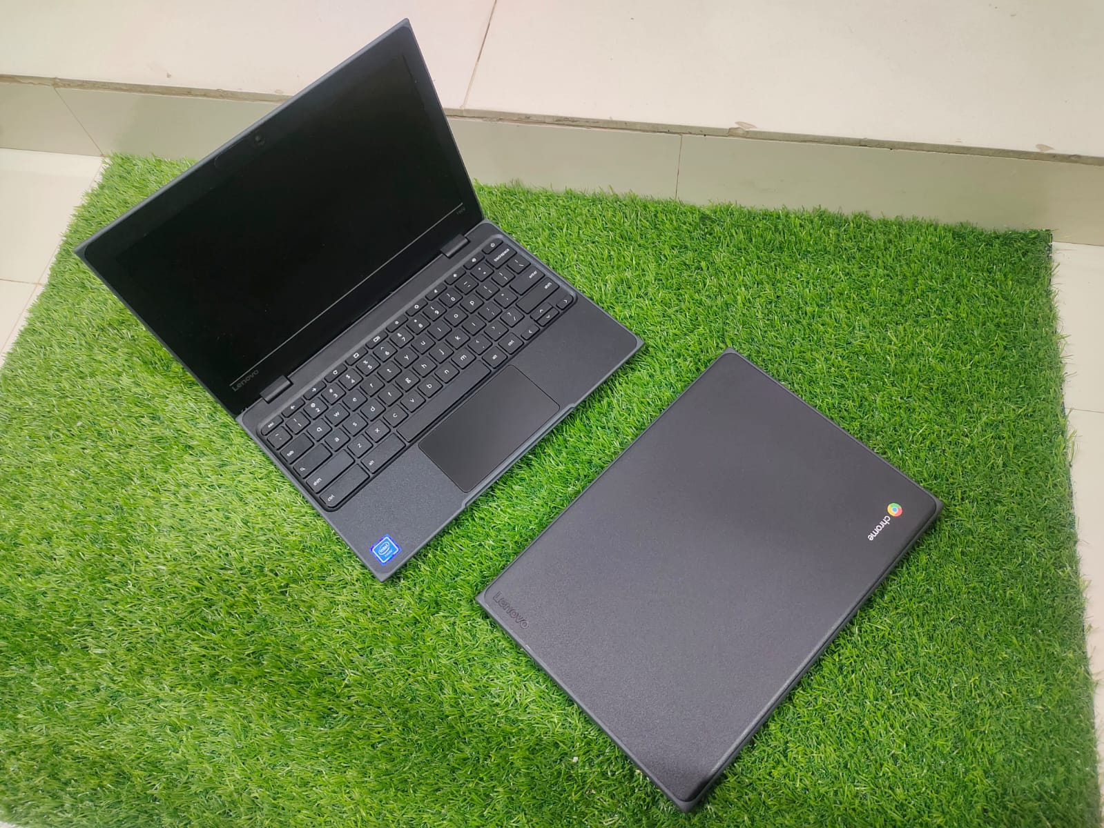 thumbnail interactive-video image 1 of Lenovo Chromebook 100e – 11.6 Inch, 4GB RAM, 32GB SSD, Chrome OS, Good Working Condition W/ Charger 1 of 6