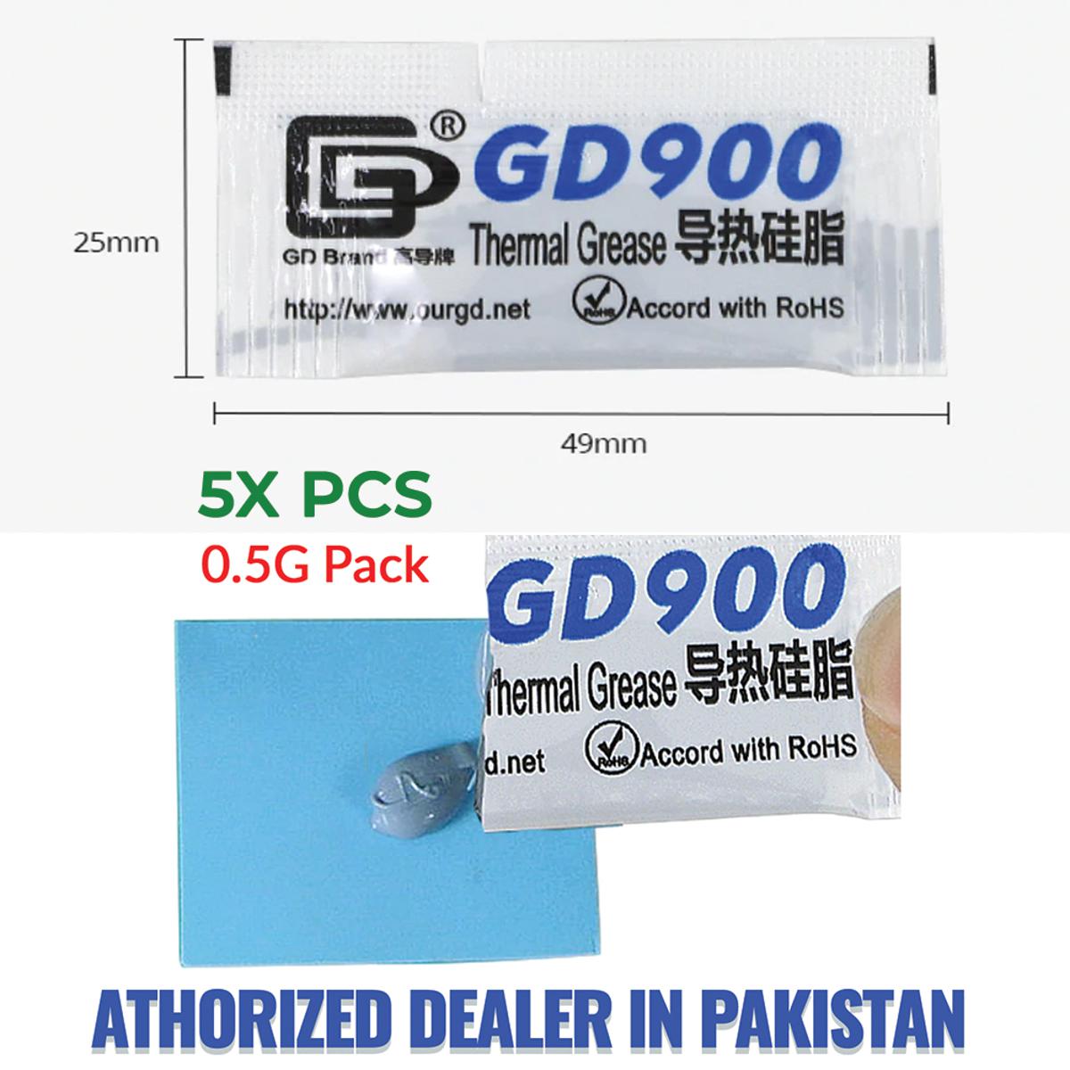 GD900 Thermal paste thermal grease CPU/GPU Heatsink Paste Compund Cooler 100% orignal grey best for graphic card  tested result