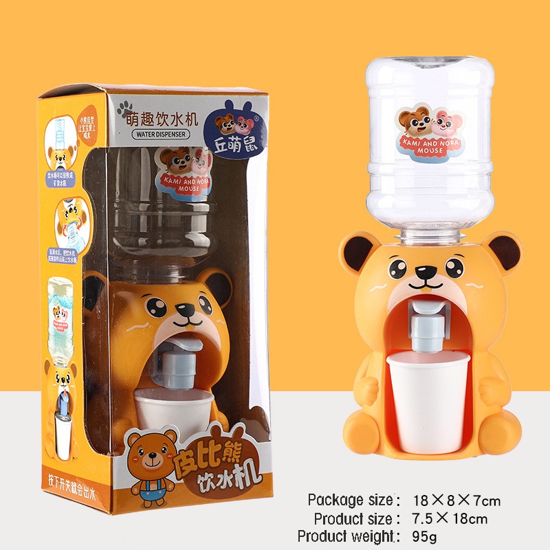 Kitchen Home Fun Water Dispenser Simulation Mini Children Water Dispenser Baby Toys Cute Duck Cosplsy Props Home Decoration Gift