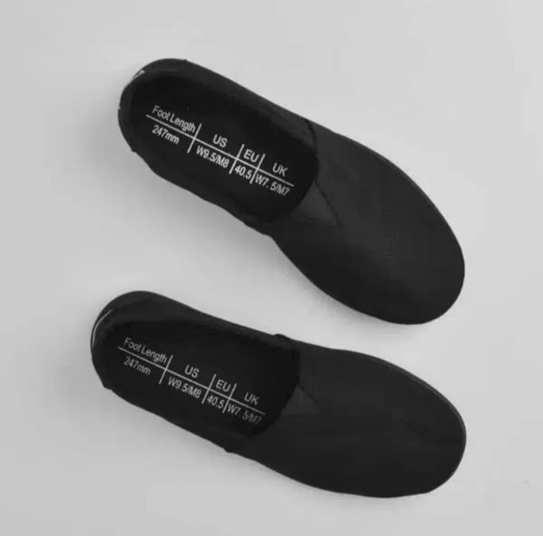 Toms Syanno Black Canvas Shoes Trending Sneaker Loafers