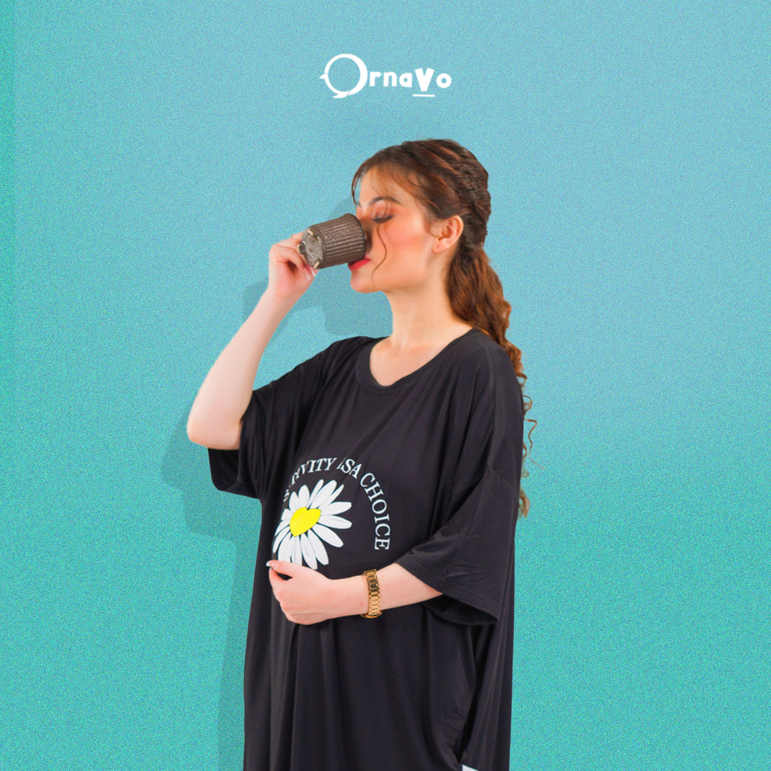 Ornavo Comfy - Maternity tees by Ornavo , Made From Bamboo Fiber , 100% safe Okeo-tex certified material ,  Antibacterial , Generous & Roomy