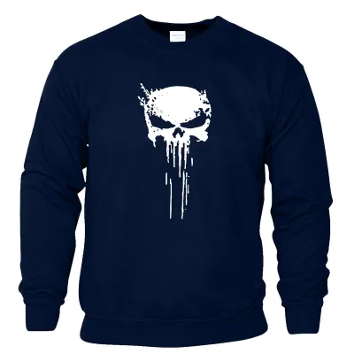 Punisher hot sale skull sweatshirt