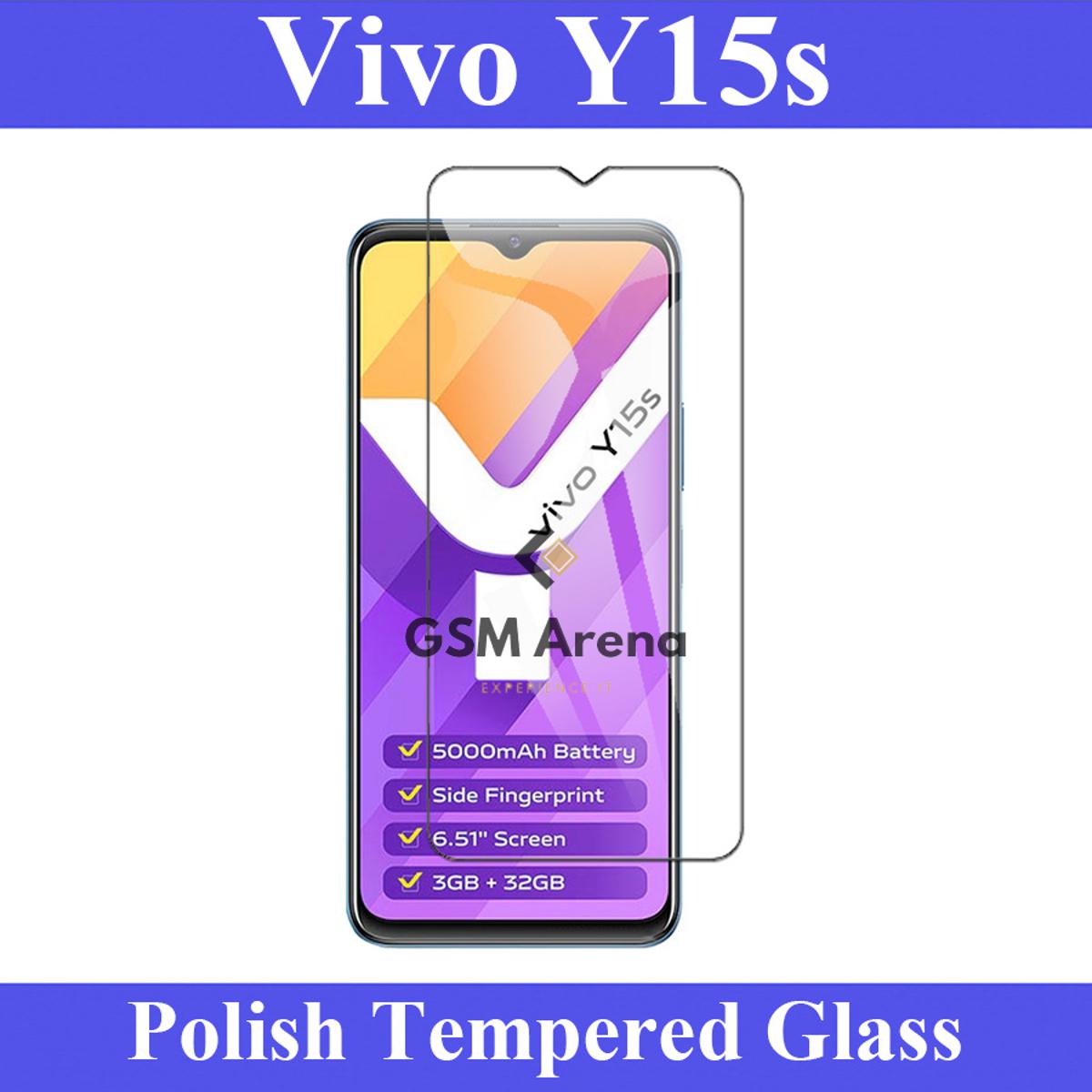 Vivo Y15s Polish Screen Tempered Glass Protector price in Pakistan