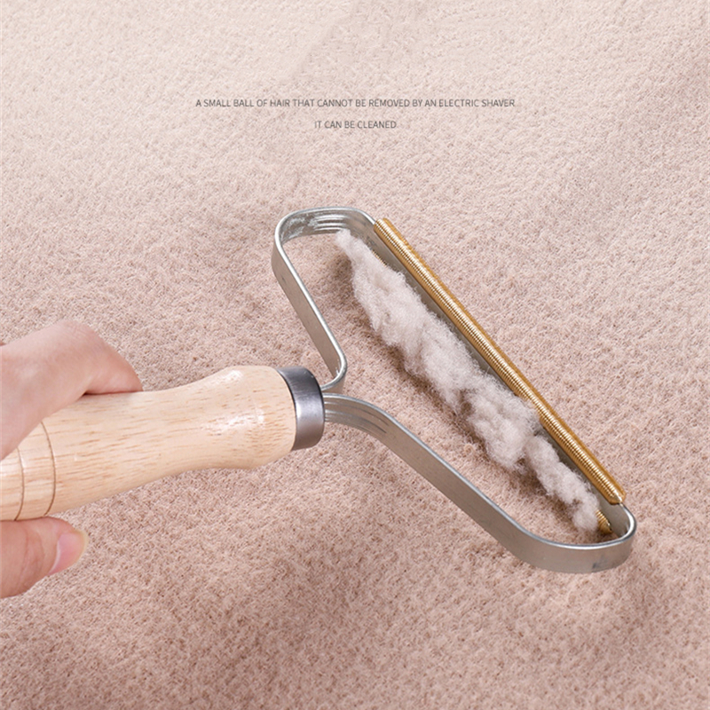 Wooden Epilator Sweater Clothes Shaver Fabric Clothes Sweater Lint Removers Manual Portable Wooden Lint Trimmer Comb Shaver