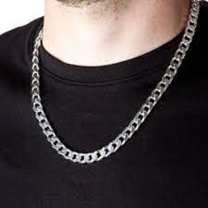 Silver High Quality Neck Chain for men