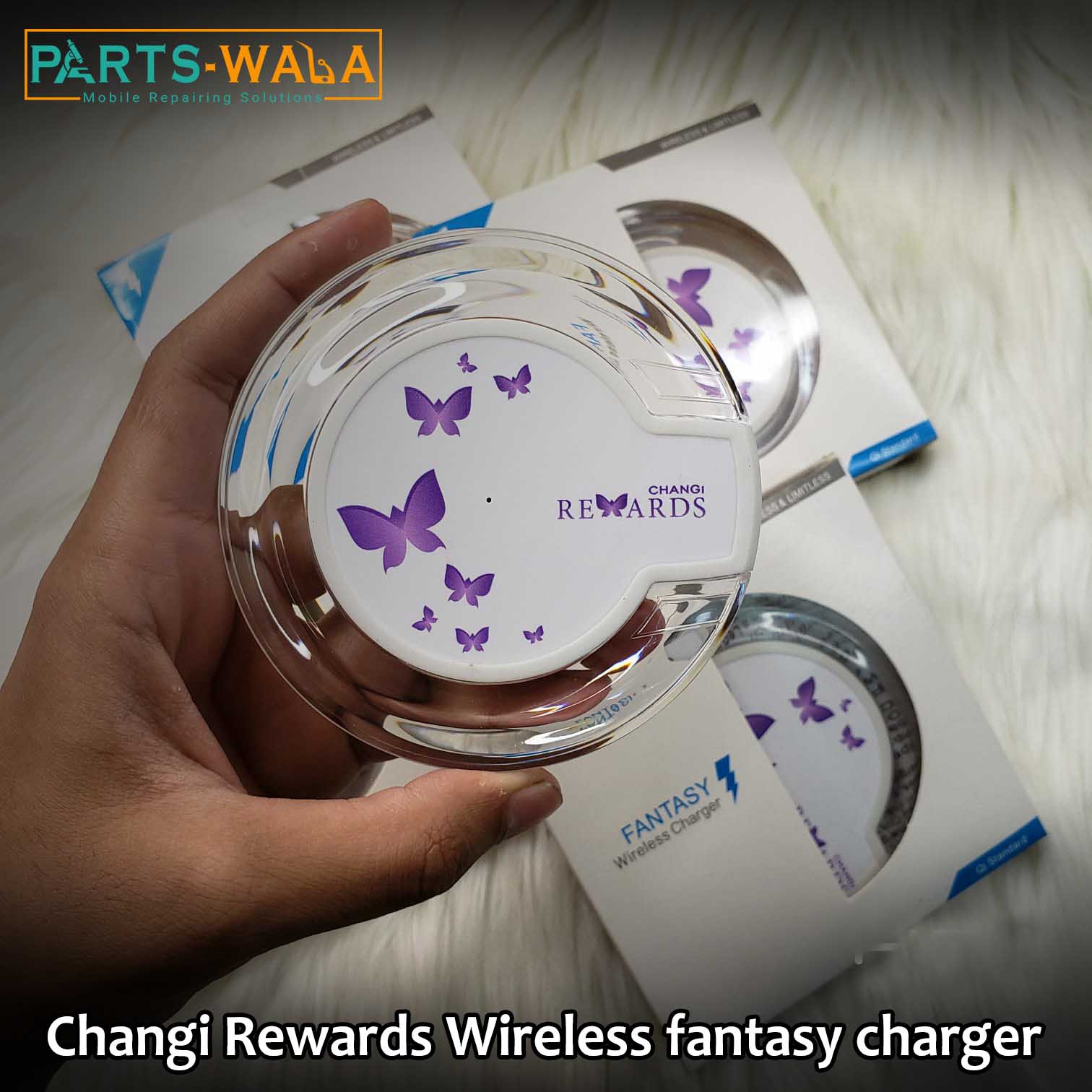 Changi Rewards Universal QI wireless charge fantasy charger Daraz.pk