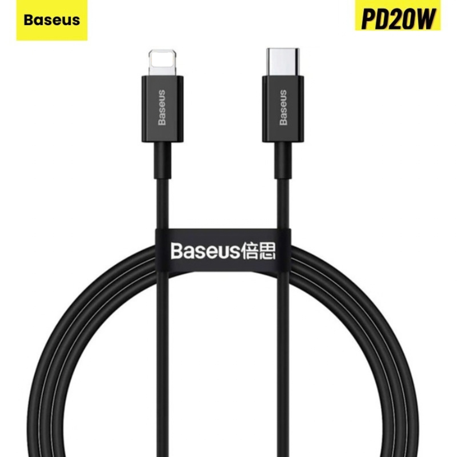 100% Original Baseus 20W PD C to Lightning Fast Charging Colorful Data Cable compatible For all Type C to Lighting Mobiles