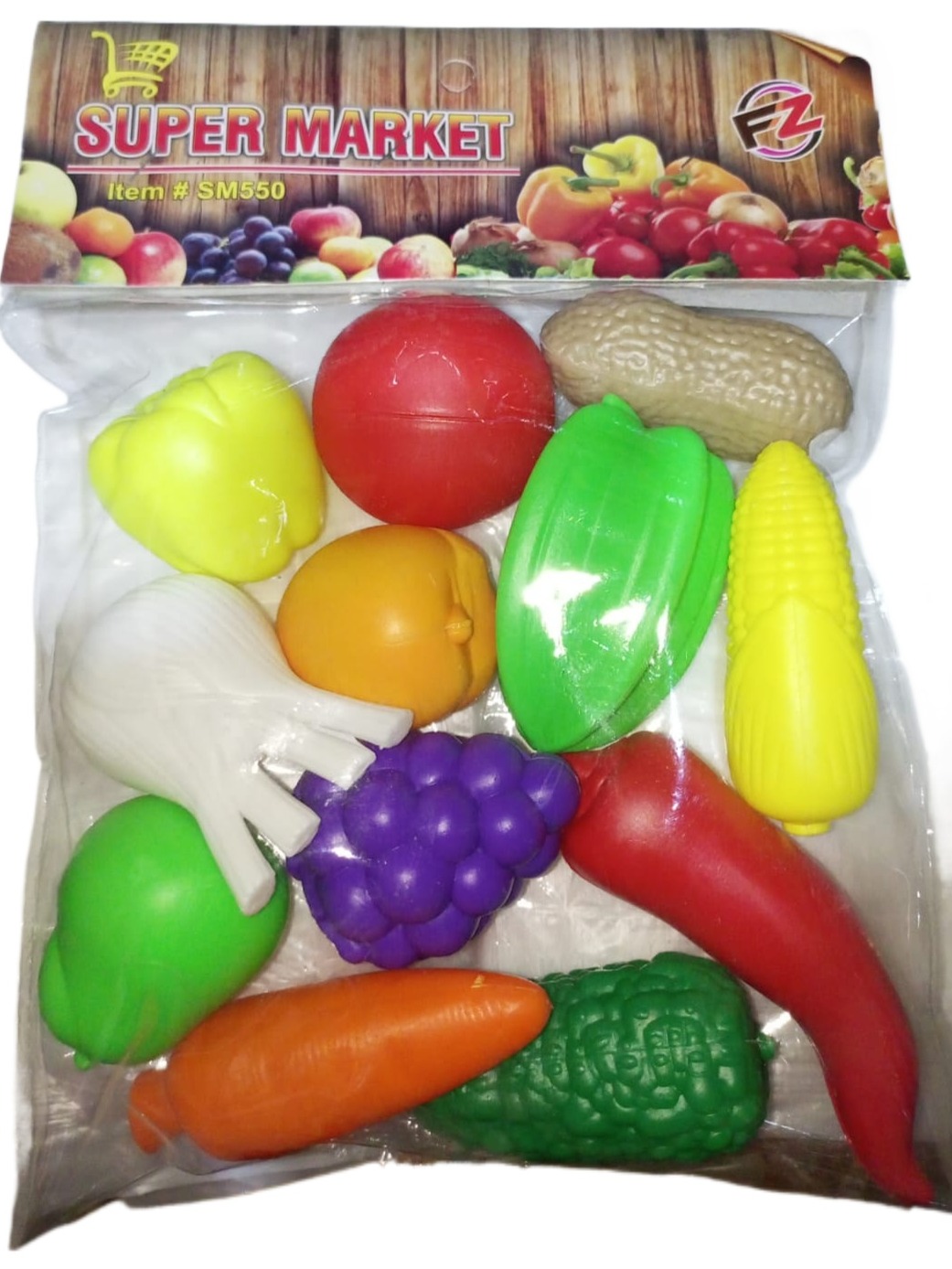 Artificial Food Toy For Kids Pretend Play Plastic toys Mix Bag Full kitchen Toy Playset