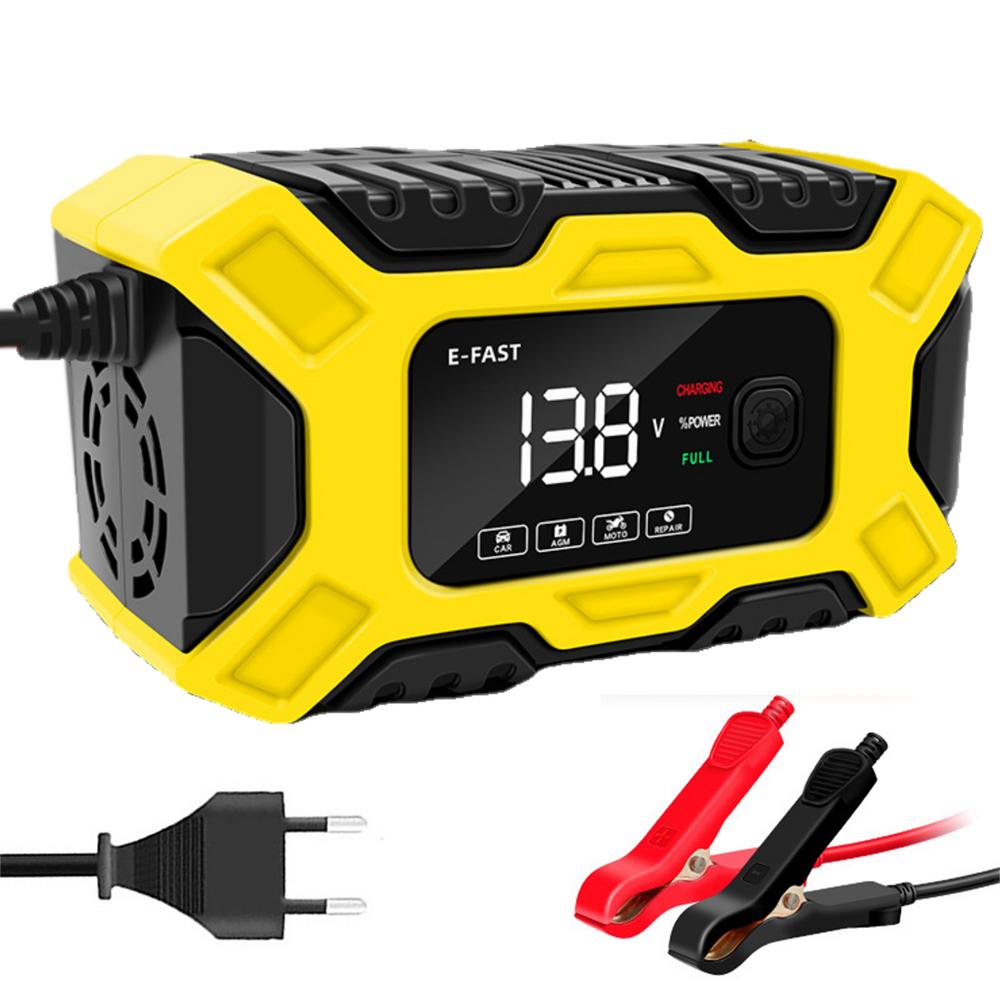 Car Battery Charger 12V Automotive, 10 Amp Fully Automatic Smart Charger, Trickle Charger and Maintainer, Car Battery Repair and Desulfator for Cars Boat Motorcycle Lawn Mower RV ATV SUV Snowmobile