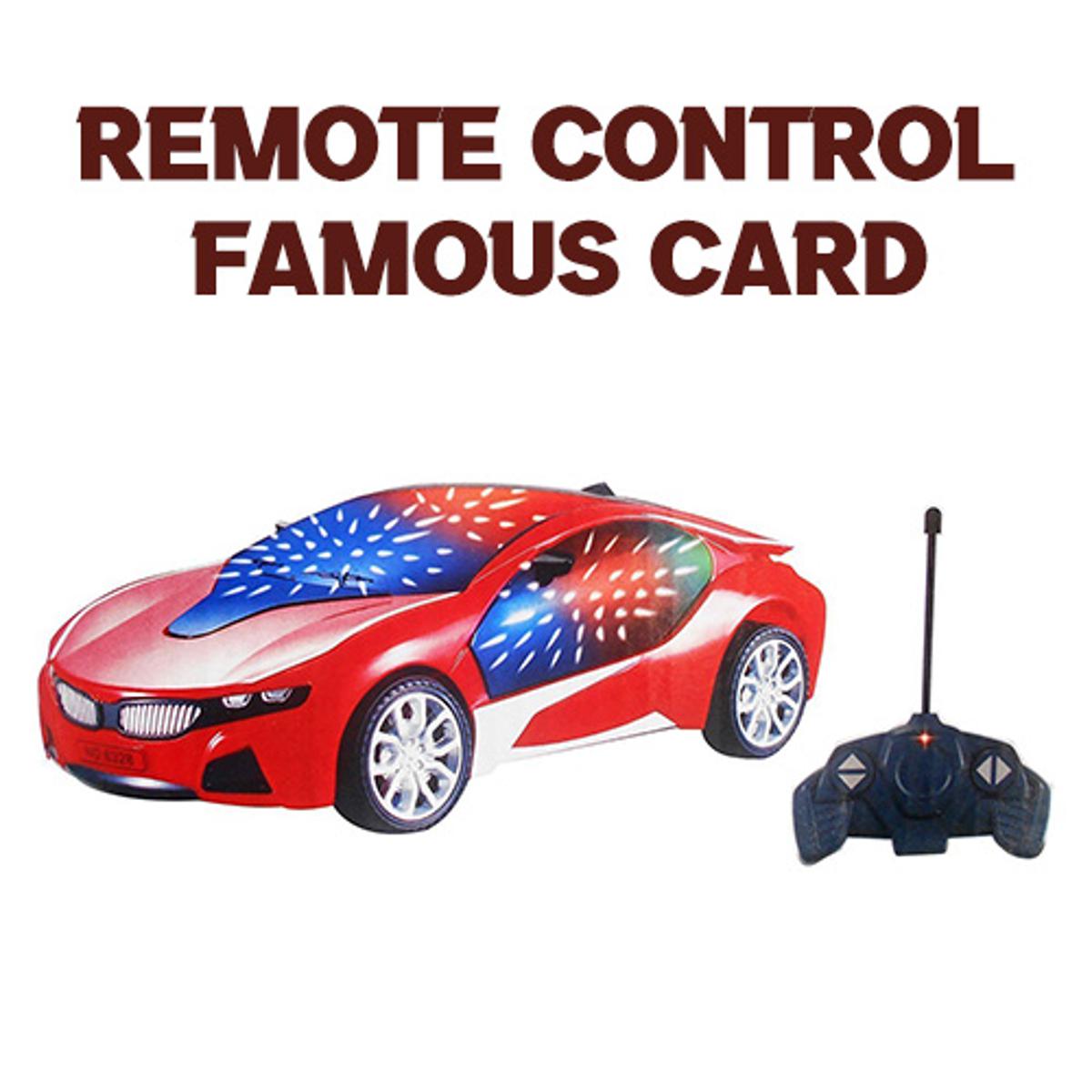 3D Remote Control Car - Famous Sports Car with 3D Lights