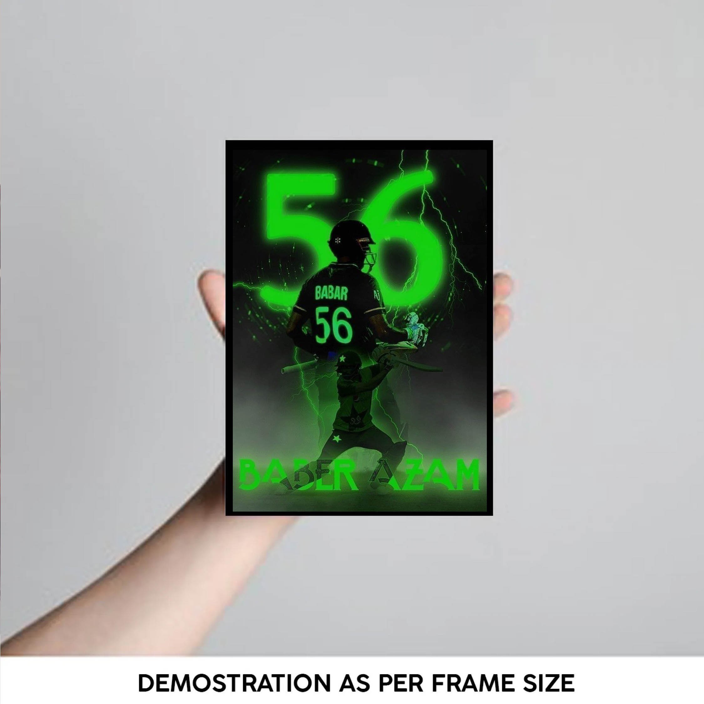 Babar Azam Photo Frame for Pakistan Cricket Boys and Girls Fans